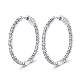 Essential Diamond Hoop Earrings (1.85ct) - Dracakis Jewellers